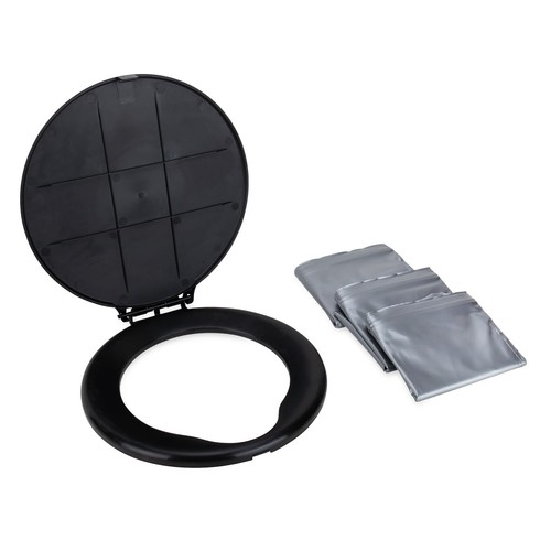 Camco bucket toilet seat - toilet, with