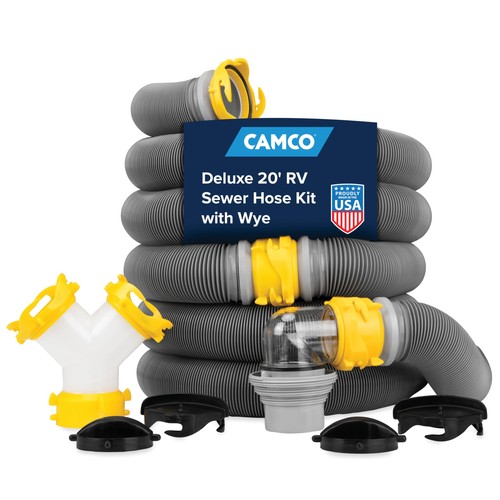 Camco deluxe sewer hose kit - camco,